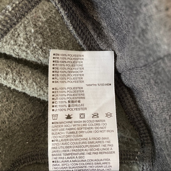 BURTON Durable Goods Gray Pullover Hoodie Sweatshirt Logo Thumb Holes Men's S - Picture 6 of 8